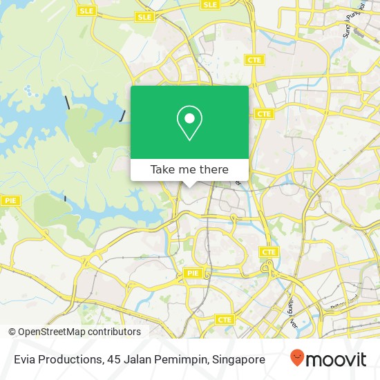 Evia Productions, 45 Jalan Pemimpin map