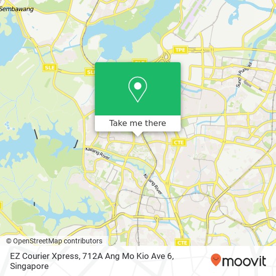 EZ Courier Xpress, 712A Ang Mo Kio Ave 6地图