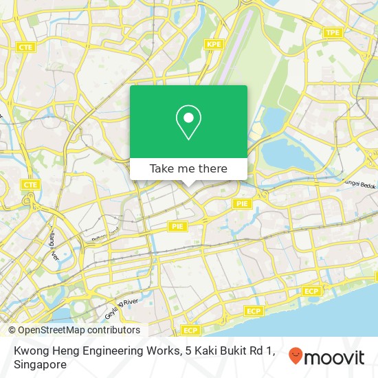 Kwong Heng Engineering Works, 5 Kaki Bukit Rd 1 map