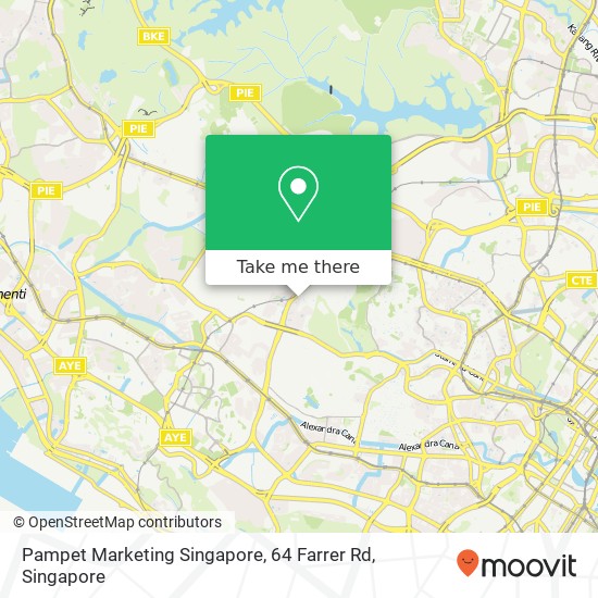 Pampet Marketing Singapore, 64 Farrer Rd map