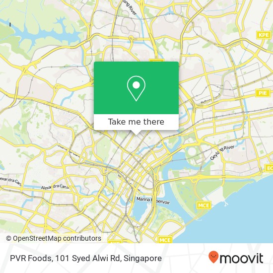 PVR Foods, 101 Syed Alwi Rd地图