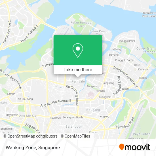 Wanking Zone map