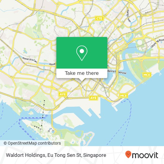 Waldort Holdings, Eu Tong Sen St map