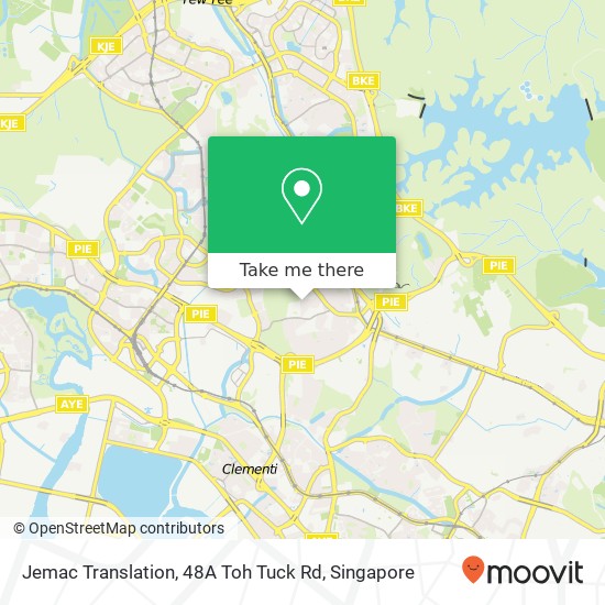 Jemac Translation, 48A Toh Tuck Rd map