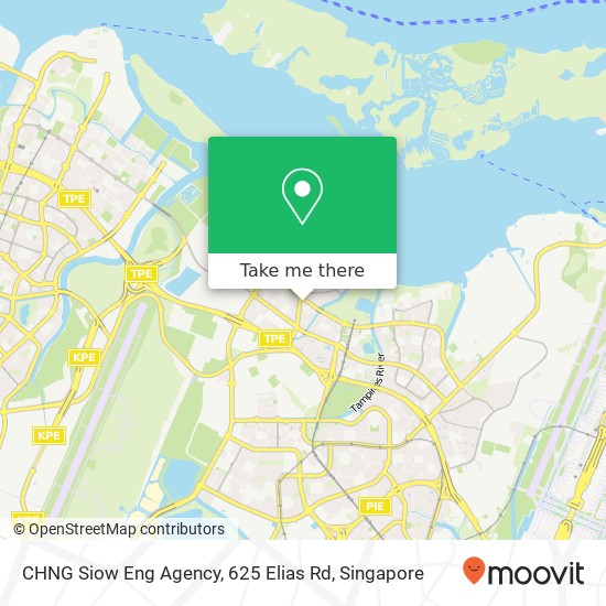 CHNG Siow Eng Agency, 625 Elias Rd map