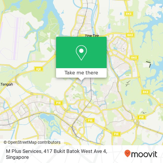 M Plus Services, 417 Bukit Batok West Ave 4地图