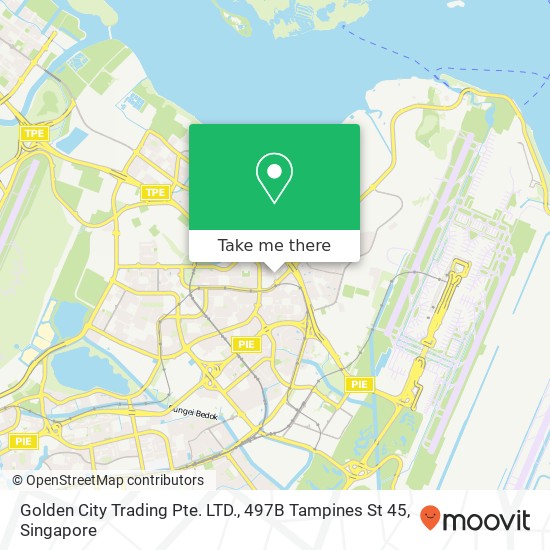 Golden City Trading Pte. LTD., 497B Tampines St 45地图