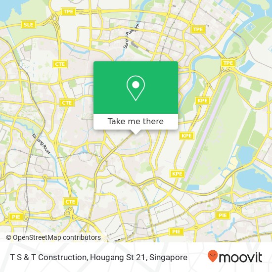 T S & T Construction, Hougang St 21 map