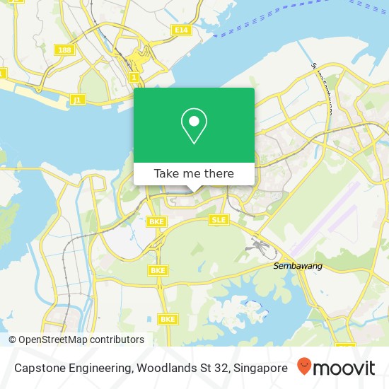 Capstone Engineering, Woodlands St 32 map