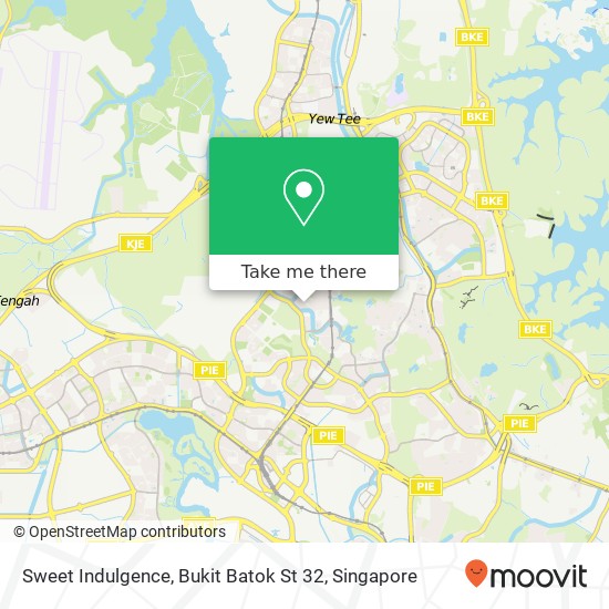 Sweet Indulgence, Bukit Batok St 32 map