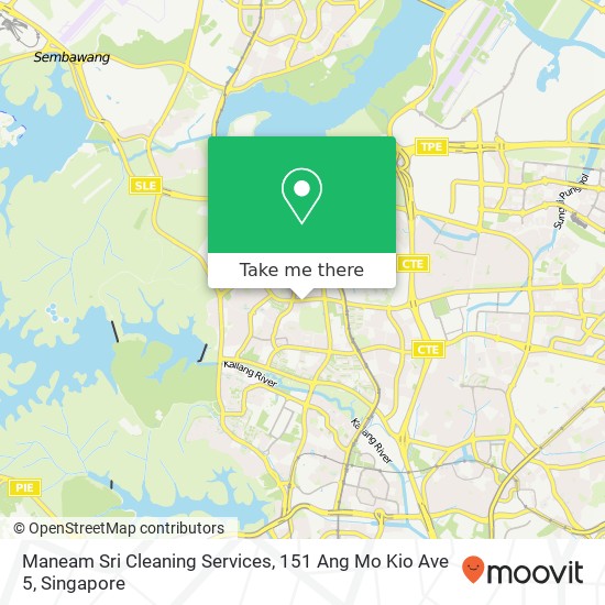 Maneam Sri Cleaning Services, 151 Ang Mo Kio Ave 5地图