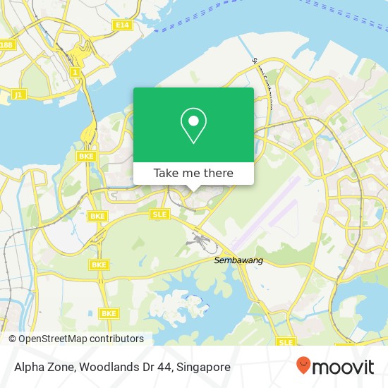 Alpha Zone, Woodlands Dr 44地图