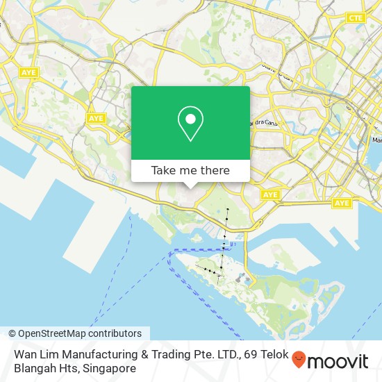 Wan Lim Manufacturing & Trading Pte. LTD., 69 Telok Blangah Hts地图