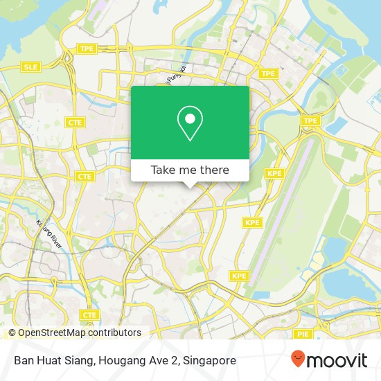 Ban Huat Siang, Hougang Ave 2 map