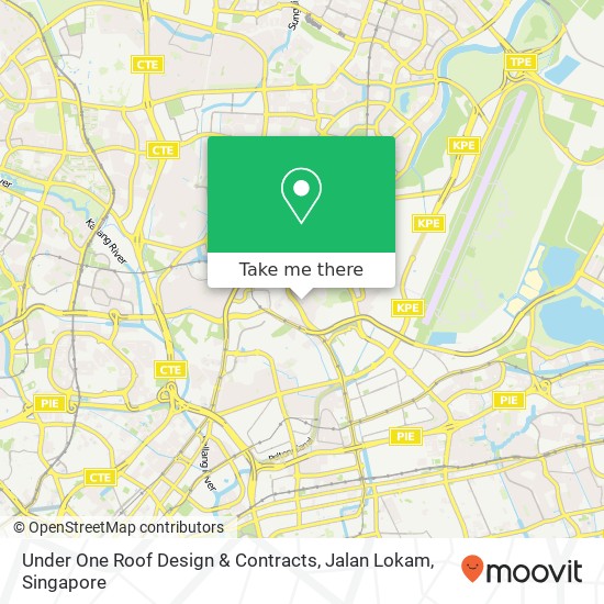 Under One Roof Design & Contracts, Jalan Lokam map