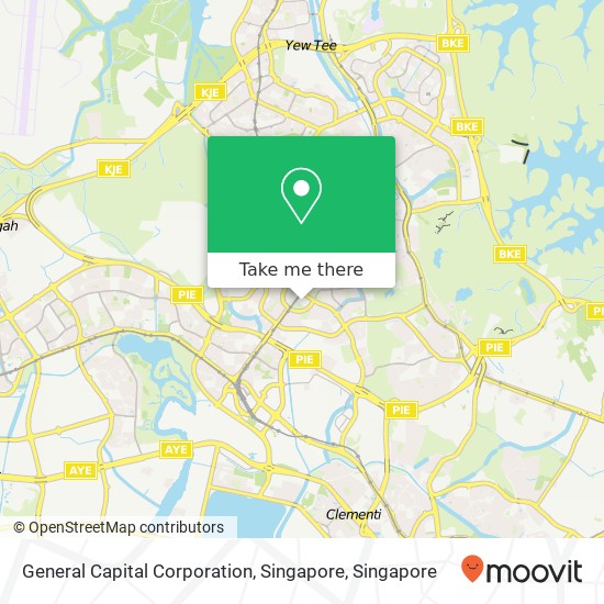 General Capital Corporation, Singapore map