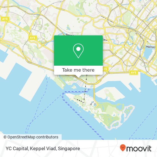YC Capital, Keppel Viad map