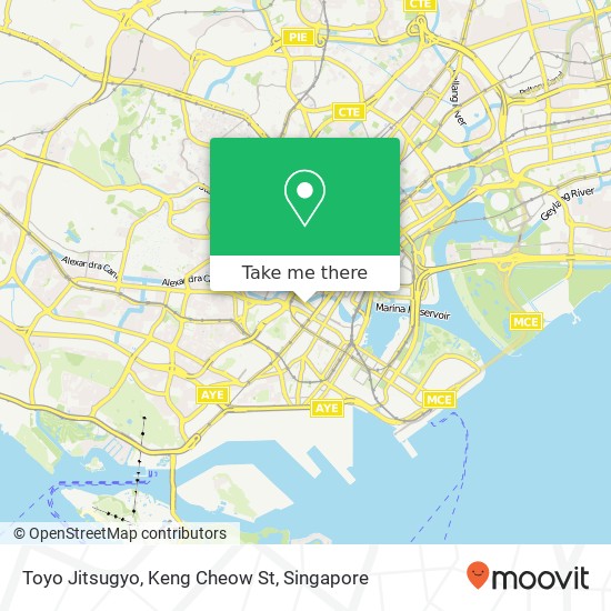 Toyo Jitsugyo, Keng Cheow St map