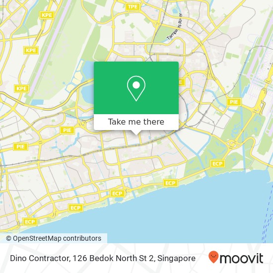 Dino Contractor, 126 Bedok North St 2地图