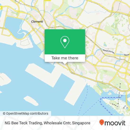 NG Bee Teck Trading, Wholesale Cntr map
