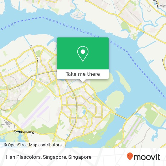 Hah Plascolors, Singapore map