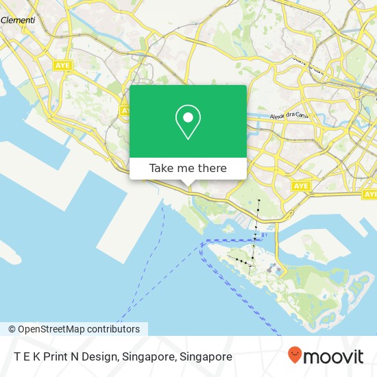 T E K Print N Design, Singapore地图