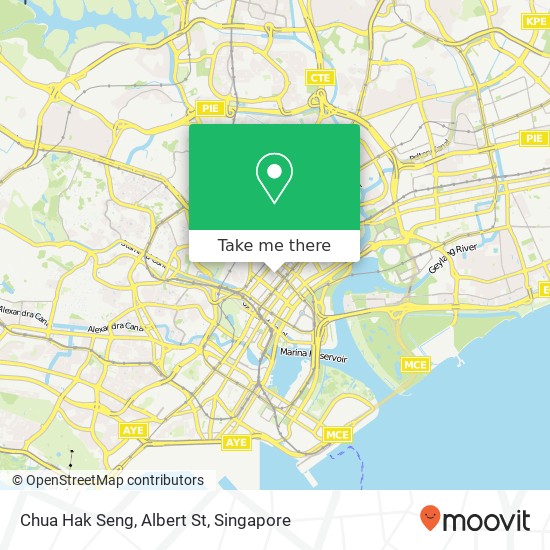 Chua Hak Seng, Albert St map