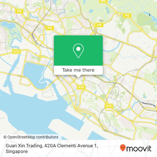 Guan Xin Trading, 420A Clementi Avenue 1 map