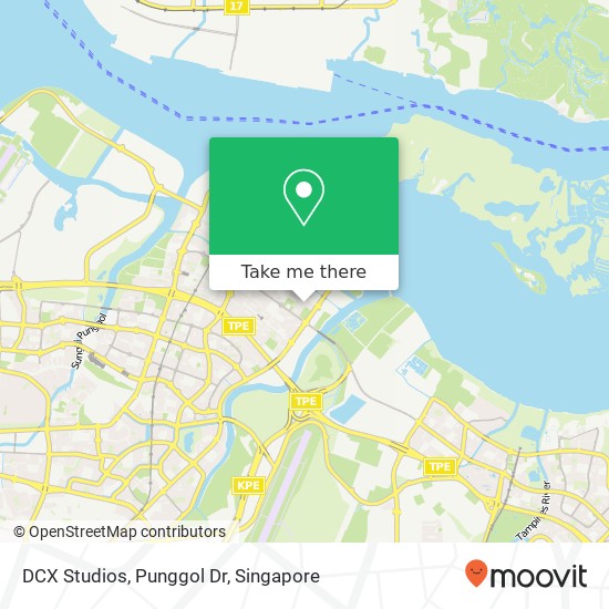 DCX Studios, Punggol Dr map