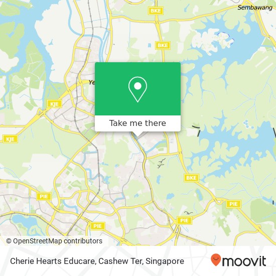 Cherie Hearts Educare, Cashew Ter地图