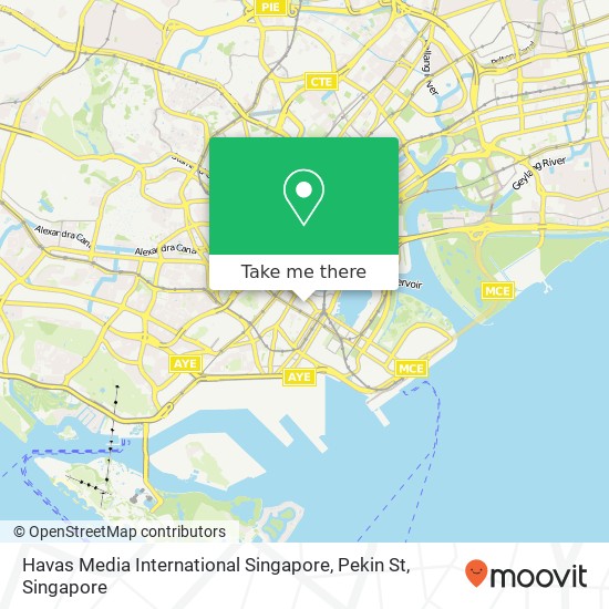 Havas Media International Singapore, Pekin St map