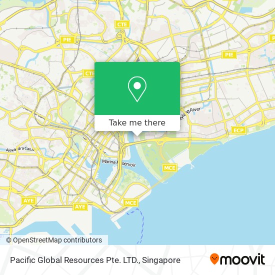 Pacific Global Resources Pte. LTD. map