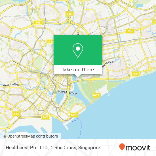 Healthnest Pte. LTD., 1 Rhu Cross map