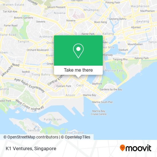 K1 Ventures map