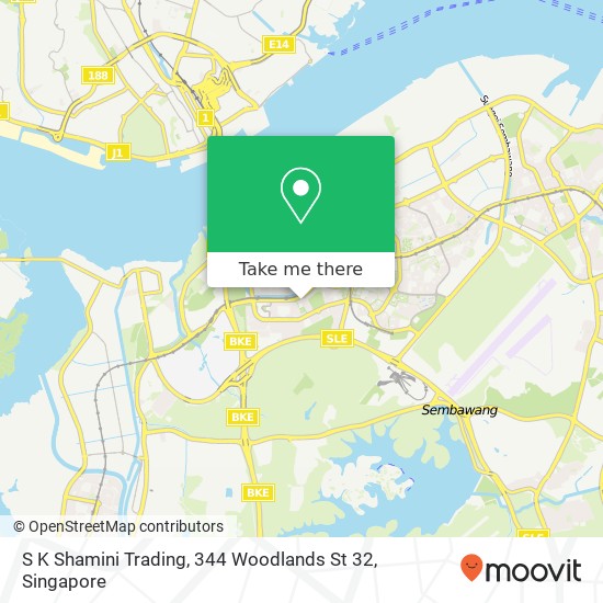 S K Shamini Trading, 344 Woodlands St 32 map