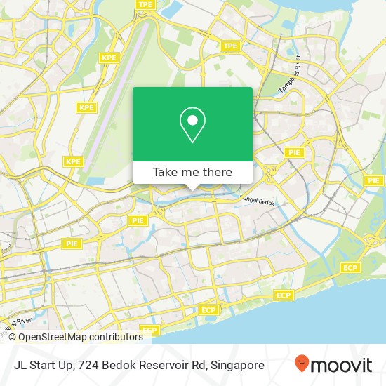 JL Start Up, 724 Bedok Reservoir Rd地图