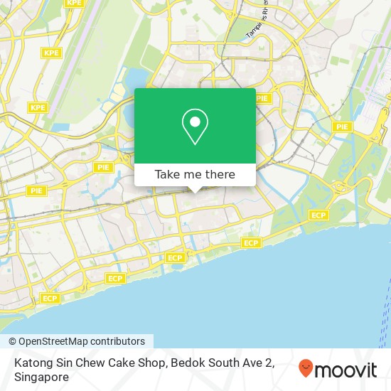 Katong Sin Chew Cake Shop, Bedok South Ave 2地图