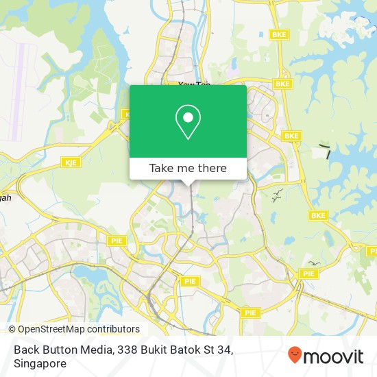 Back Button Media, 338 Bukit Batok St 34 map