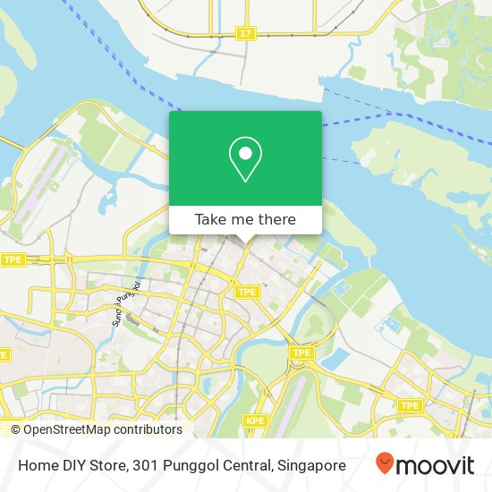 Home DIY Store, 301 Punggol Central map