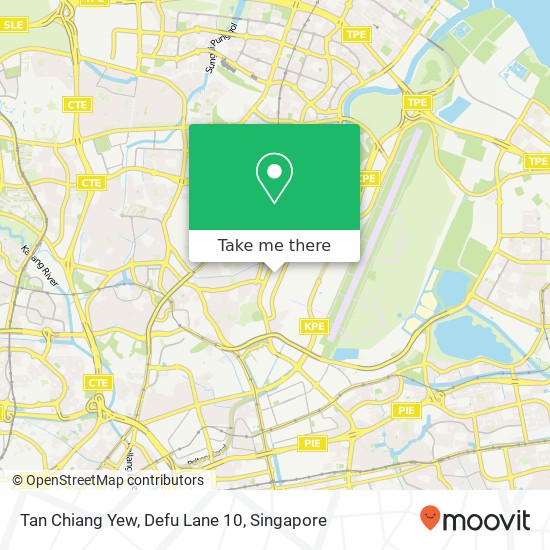Tan Chiang Yew, Defu Lane 10 map