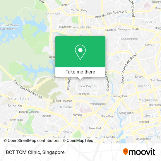 BCT TCM Clinic map