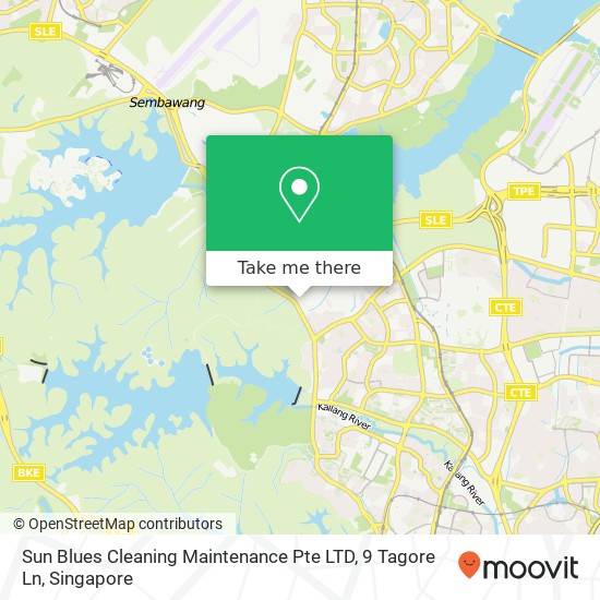 Sun Blues Cleaning Maintenance Pte LTD, 9 Tagore Ln map
