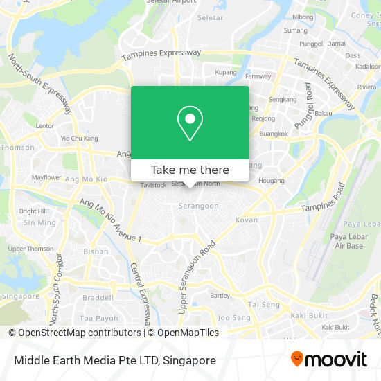 Middle Earth Media Pte LTD map