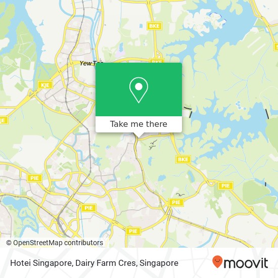 Hotei Singapore, Dairy Farm Cres map