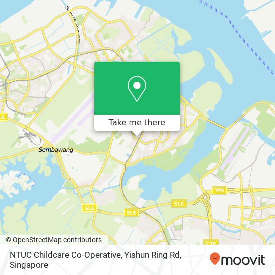 NTUC Childcare Co-Operative, Yishun Ring Rd map