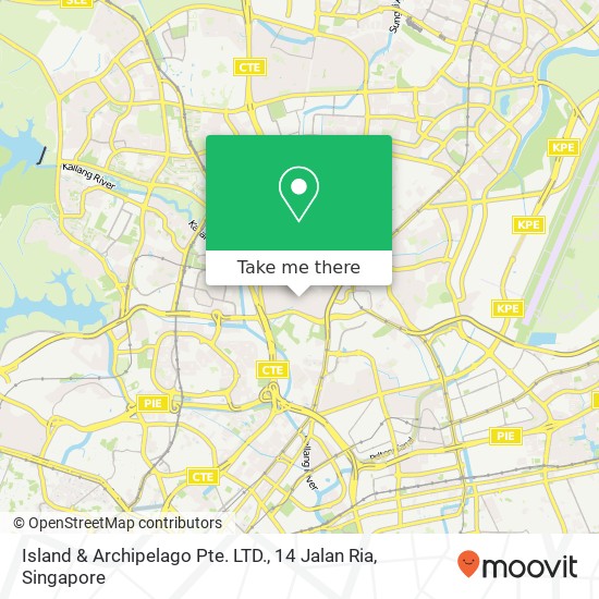 Island & Archipelago Pte. LTD., 14 Jalan Ria map