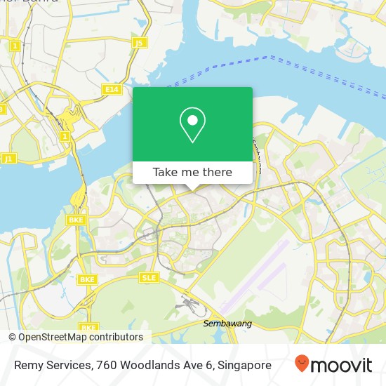 Remy Services, 760 Woodlands Ave 6地图