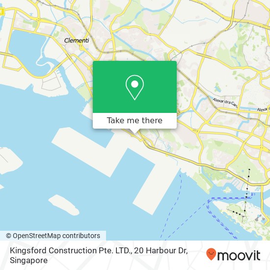 Kingsford Construction Pte. LTD., 20 Harbour Dr map