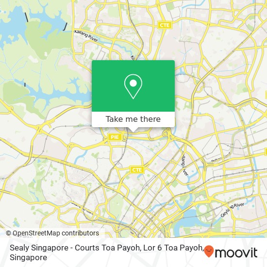 Sealy Singapore - Courts Toa Payoh, Lor 6 Toa Payoh map