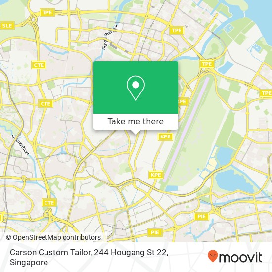 Carson Custom Tailor, 244 Hougang St 22 map